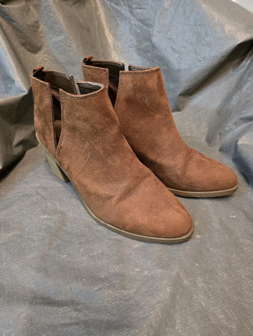 George Brown Suede Women's Ankle Booties